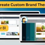 How to Create Custom Brand or Personal Themes for Power BI | Learn Power BI With Abinash Session 2