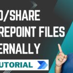 How to send/share SharePoint Files Externally using Power Automate #sharepoint #powerautomate