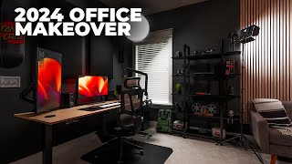 I Built My DREAM Office Setup – 2024 Office Makeover
