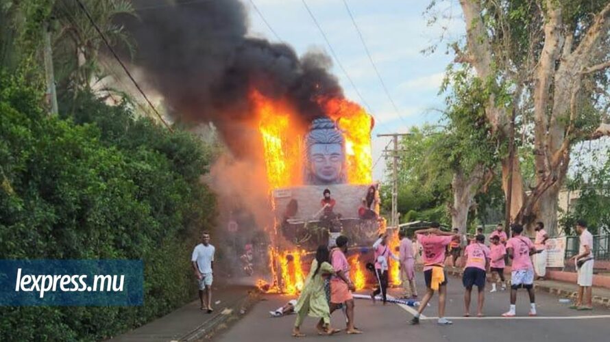 Kanwar incendié : le moment du drame