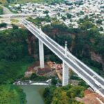 Les images époustouflantes d’un vol de drone au-dessus du pont SAJ