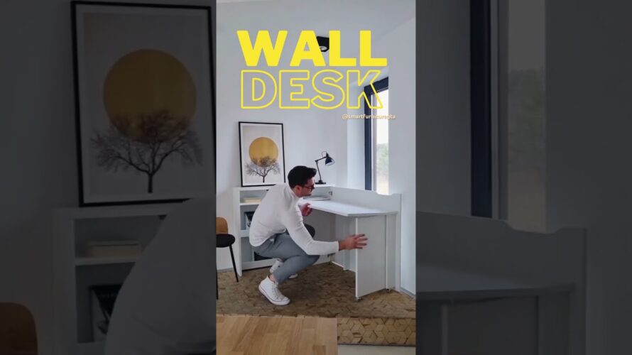 MURPHY DESK – The best foldable desk for small space!