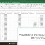 Making Dashboard in Power BI for Panel Data