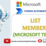Power Automate Desktop || List Members (Microsoft Teams Actions)