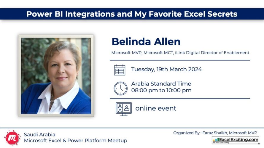 Power BI Integrations and My Favorite Excel Secrets with Belinda Allen