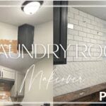 SMALL LAUNDRY ROOM MAKEOVER PART 1 |  DIY HOME UPDATE