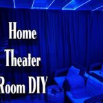 SUNROOM TURNED  HOME THEATER ROOM | DIY