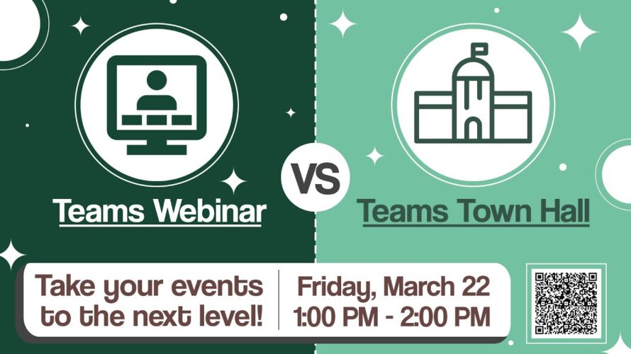 Secrets to Mastering Webinars and Town Halls in Microsoft Teams