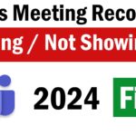 Teams Meeting Recording Not Showing Up | Teams Meeting Recording Not Available | Teams Recording