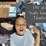 DIY Laundry/ guest bath makeover!! @MmaMohau
