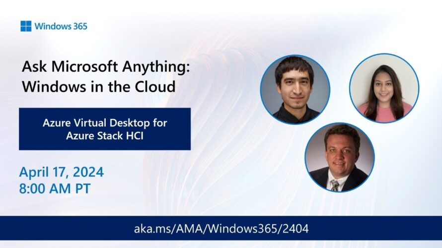 AMA: Azure Virtual Desktop for Azure Stack HCI | Windows in the Cloud