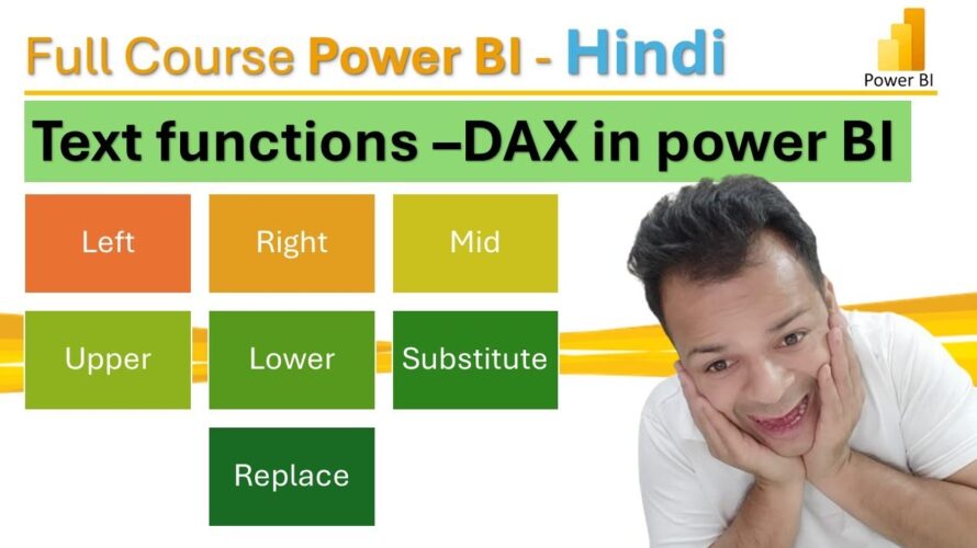 Chapter 12 Text functions DAX in power BI
