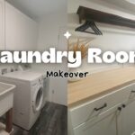 DIY Small Laundry Room Makeover – From Sad to Cozy Laundry Room Transformation 2024
