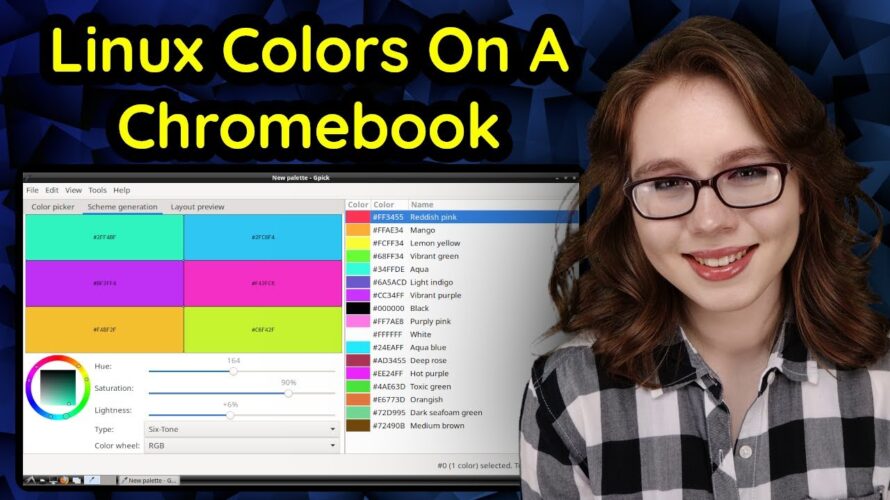 Linux Colors On A Chromebook