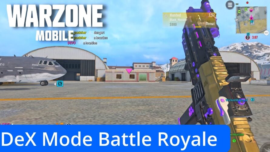 Warzone Mobile S24 Ultra DeX Mode Season 3 Gameplay Battle Royale 4K 60FPS Full Screen No Black Bars