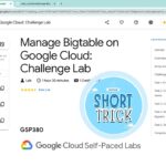 Manage Bigtable on Google Cloud: Challenge Lab || #qwiklabs || #GSP380 ||  [With Explanation🗣️]