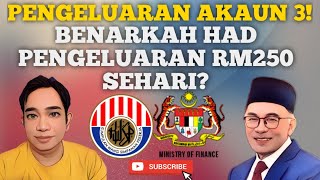 BENARKAH HAD PENGELUARAN HARIAN RM250 SAJA? DAN PERLU E-KYC?