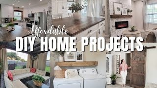DIY HOME PROJECTS ON A BUDGET | DIY project updates | MY favorite affordable home projects !
