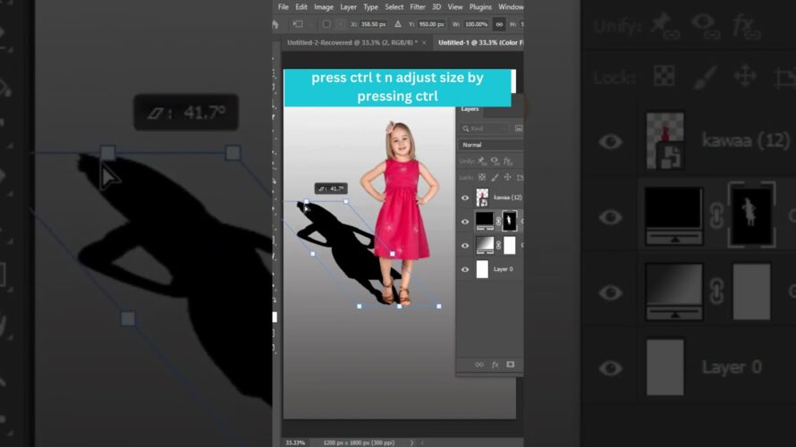 The ONLY 3 Graphic Design Techniques – DP shadow photoshop trick in 2024.#photoshop #graphicdesign