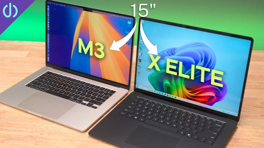 15″ Surface Laptop 7 X Elite vs 15″ MacBook Air M3
