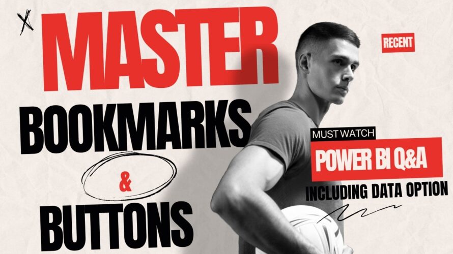 🔥🔥 Master Power BI Bookmarks & Buttons (👉including Data option) 🔥