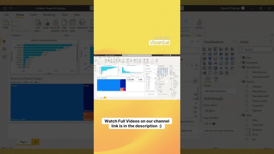 Applying Filters in Power BI | Watch Full Course on Channel #powerbi #dataanalysis #shorts