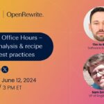 Community Office Hours | Data flow analysis & recipe authoring best practices