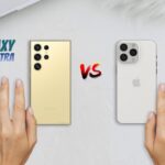 Comparison Samsung Galaxy S24 Ultra and the Apple iPhone 16 Pro Max