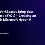 Create an Amazon WorkSpaces Bring Your Own License (BYOL) image with Hyper-V | Amazon Web Services