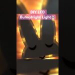 DIY Bunny LED Lamp | Room Decor | Easy Crafts Tutorial