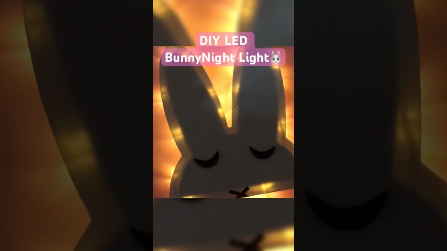 DIY Bunny LED Lamp | Room Decor | Easy Crafts Tutorial