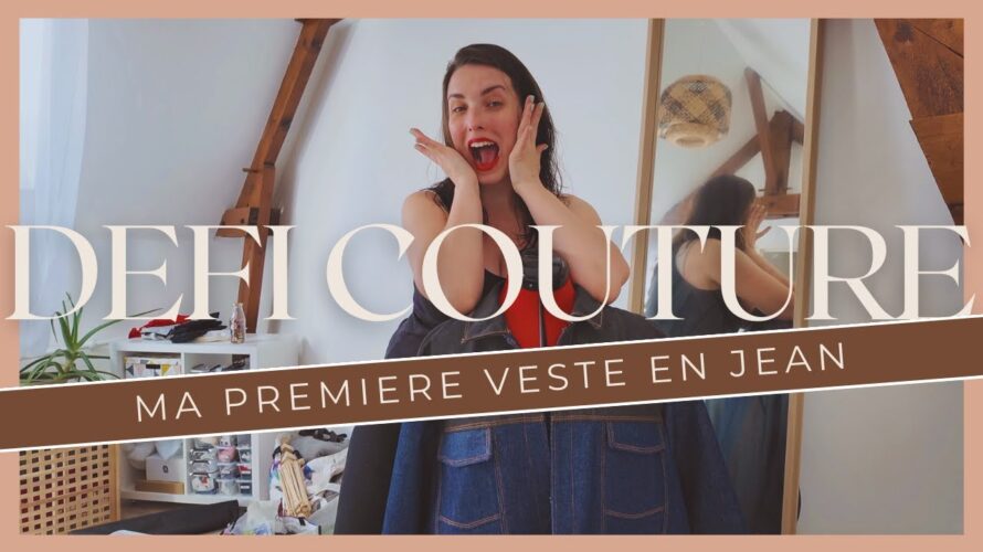Défi couture : ma première veste en jean (Leo FibreMood)