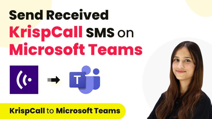 How to Send Received KrispCall SMS on Microsoft Teams