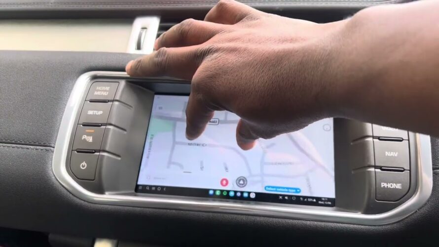 Samsung Dex on Range Rover Evoque