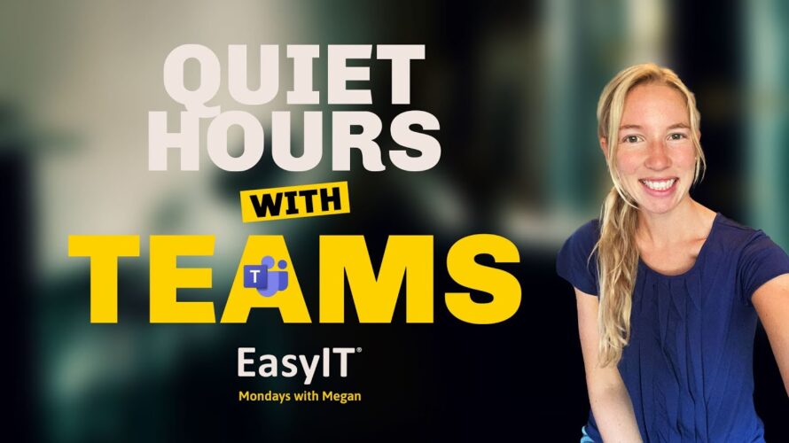 Setting Up Quiet Time With Microsoft Teams
