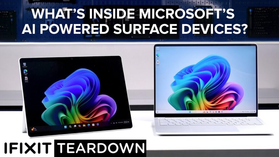 Surface Pro 11 & Surface Laptop 7 Teardowns – Repairable, AI Powered Devices!!!