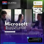 The Managing Microsoft Teams course.  Early intake. #clc #news #training #kenya