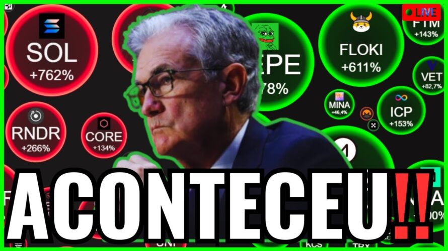 🔴 BITCOIN – IMPRESSIONANTE! GRANDE ACUMULAÇÃO EM BTC E MEMECOINS!