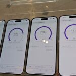 【東京駅丸の内南口】au、ドコモ、ソフトバンク、楽天モバイルの5G通信速度を比べてみた
