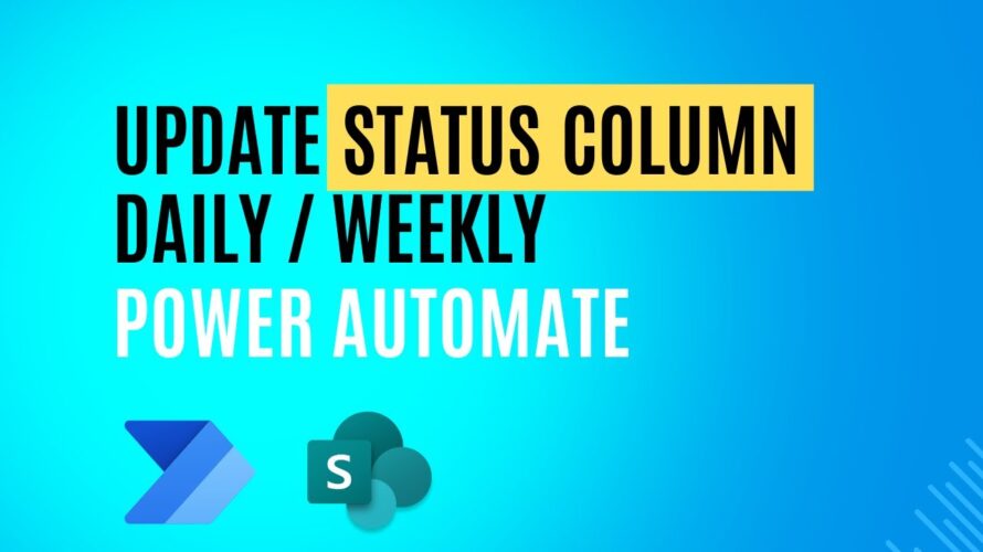 Automate Daily, Weekly, Monthly Status Updates using power automate