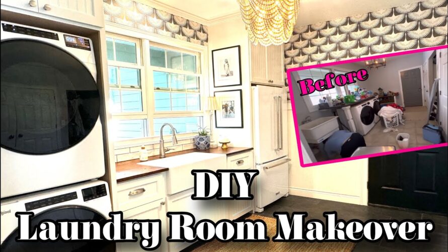 DIY Laundry Room / Mudroom Renovation