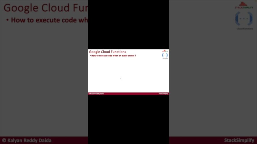 Google Serverless Cloud Functions #googlecloud #GoogleCloudFunctions #cloudcomputing #gcp