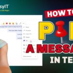 How To PIN A Message In Microsoft Teams