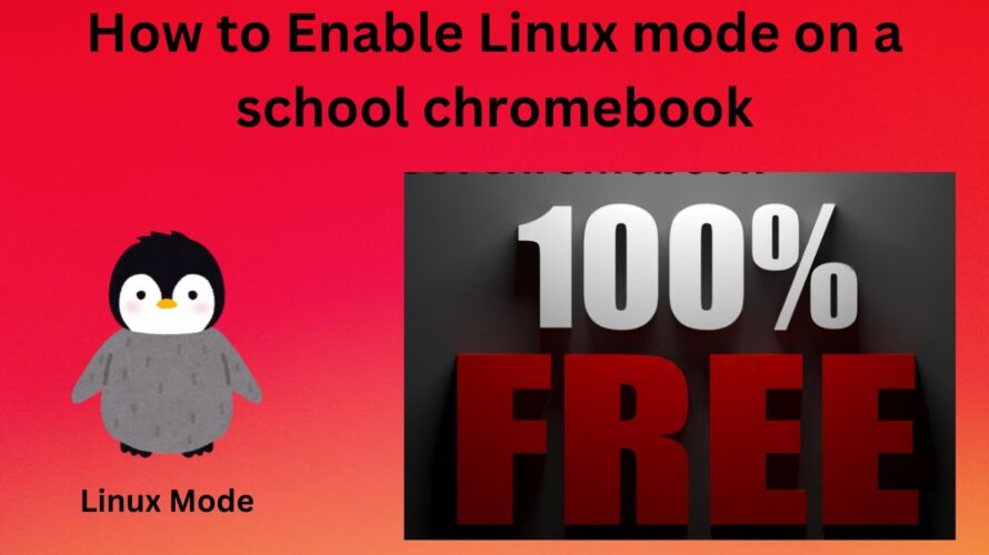 How to enable Linux mode on school chromebook
