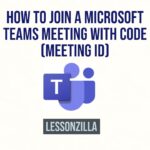 How to join a Microsoft Teams meeting with Code (Meeting ID)