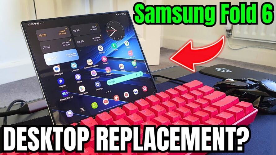 I replaced my laptop with Samsung Z Fold 6 – DeX Mode Tips and Tricks