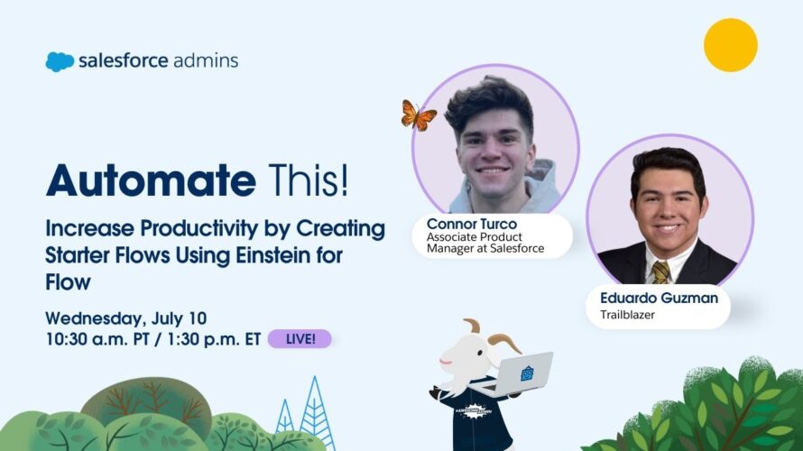 Increase Productivity by Creating Starter Flows Using Einstein for Flow | Automate This!