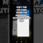 Login to FEO Online System using OTP from Microsoft Authenticator | #feoonline #pnpfeo #shorts