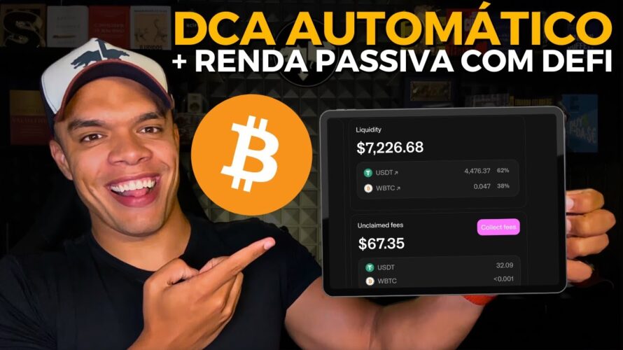 MELHOR ESTRATÉGIA PARA BITCOIN: DCA AUTOMÁTICO + RENDA PASSIVA COM POOLS NO DEFI