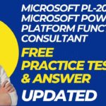 Microsoft PL-200 Microsoft Power Platform Functional Consultant Free Practice Questions